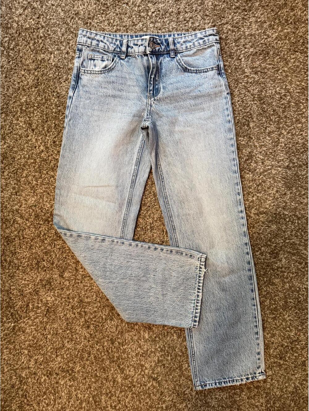 New MNG Mango Light Wash Boyfriend Jeans Sz 27